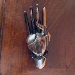 Vintage I.B. Tilem Hand Carved Female Hand Art